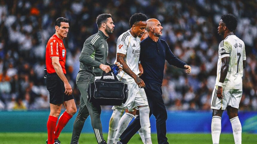 Brazil, Real Madrid Star Eder MilitÃ£o To Miss World Cup Due To Thigh Surgery