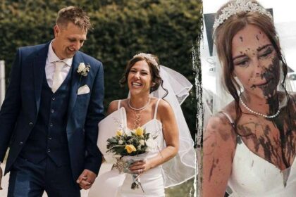 Brides sister-in-law douses her in black paint moments before ceremony in horrifying revenge attack