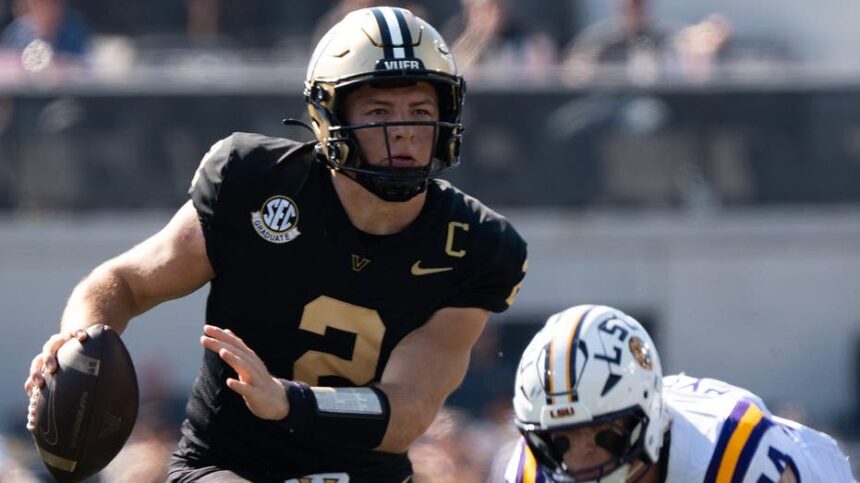 Ex-college football star Diego Pavia hit with 'brutal reality' during NFL Draft, sportscaster says