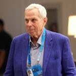Former Giants co-owner Steve Tisch seen in team's draft room
