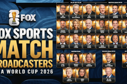 FOX Sports Announces 2026 FIFA World Cup Match Commentators and Reporters