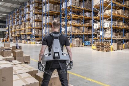 Industrial exoskeletons help workers do more with less strain