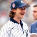 Jack Hughes debuts new smile at Yankees home opener after losing teeth in Olympic gold medal game