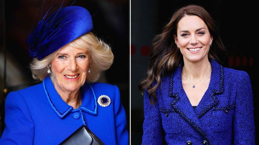 Queen Camilla and Kate Middletons royal battle over blue sparked palace tension: expert