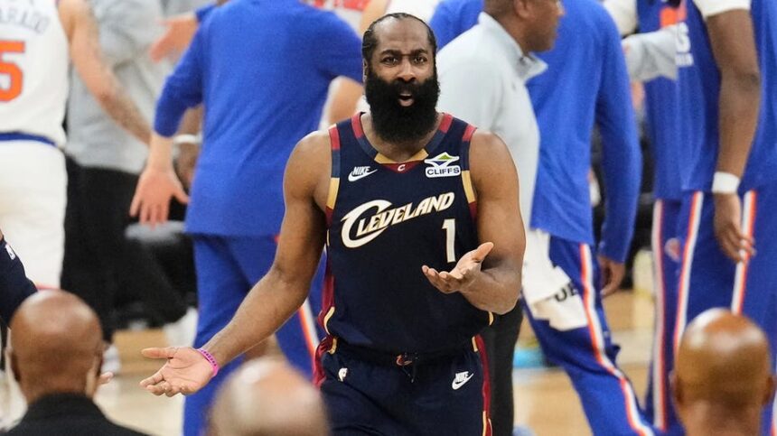 Cavs' James Harden gives head-scratching take after getting swept by Knicks