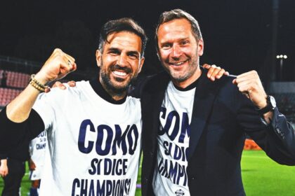 Como Boss Cesc Fabregas Praises Players After Securing Champions League Spot