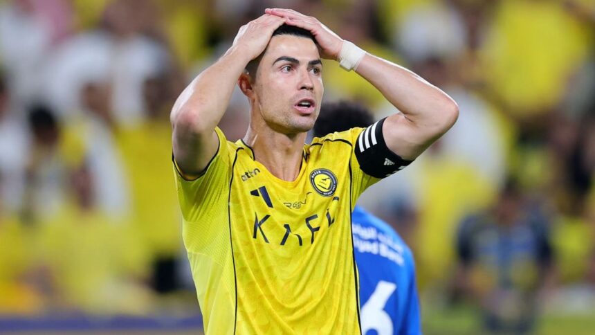 Cristiano Ronaldo In Disbelief After Al-Nassr's Goalie Blunder Halts Title Chase