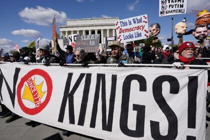 Democrats who rallied at No Kings protests applaud King Charles in Congress