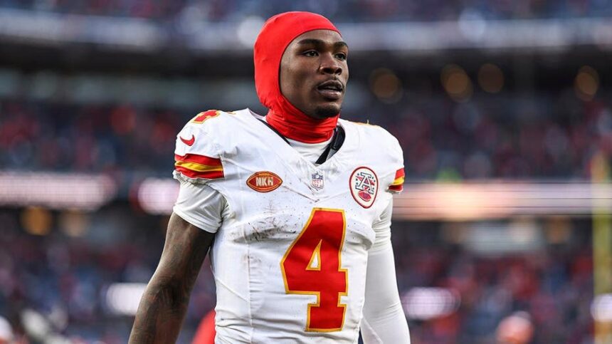 Kansas City Chiefs wide receiver Rashee Rice is on pace for an all-time fumbling of the bag