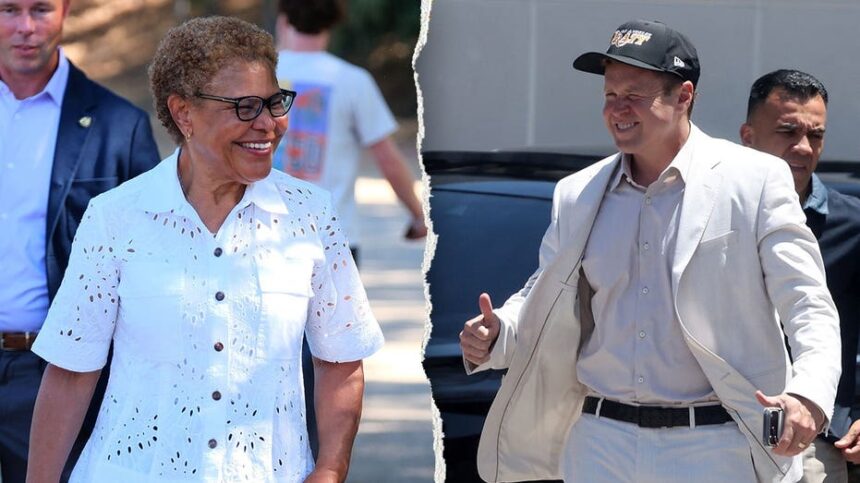 Karen Bass appears to liken Spencer Pratt to Trump amid tightening LA mayoral race