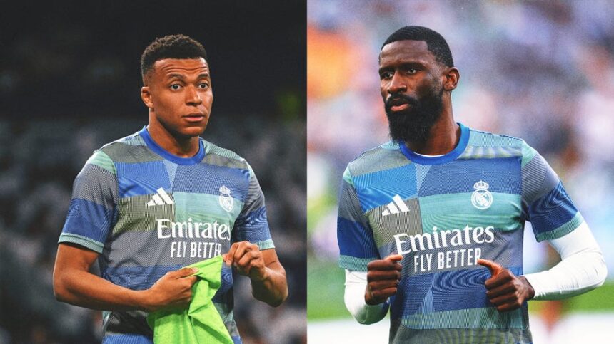 Madrid's Kylian MbappÃ©, Antonio RÃ¼diger Argue In Locker Room Ahead of ClÃ¡sico