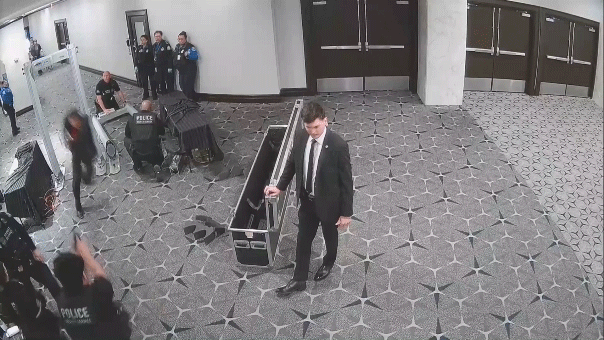 New video shows WHCD suspect inside hotel before rushing security checkpoint with weapon