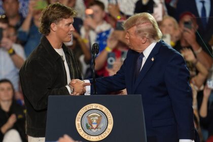 Trump backs Giants QB Jaxson Dart after rally appearance backlash, says 'He's also loved more'