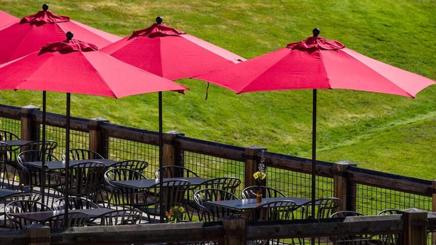 Woman killed by flying restaurant umbrella in freak accident at South Carolina lakeside restaurant