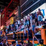 Chaos unfolds in New York City after Knicks win first NBA championship in decades