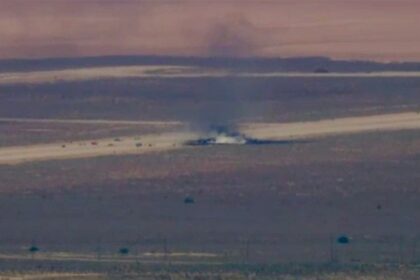 Eight believed dead after B-52 crashes shortly after takeoff from Edwards Air Force Base