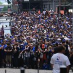 Knicks fans trash can grab ends with fines, firing and walk of shame return trip for JPMorgan Chase exec