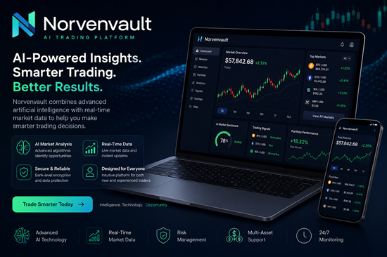 Norvenvault Unveils Its Next-Generation AI Trading Platform, Redefining Intelligent Investing in 2026