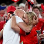 Norway coach's touching moment with wife after World Cup win naturally opens door for his hot daughter