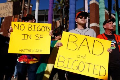 San Francisco Giants fans protest and shame Christian pitchers for Bible verses on Pride Night caps
