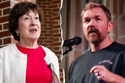 Susan Collins refuses to weigh in on Platner's sexting scandal as Maine voters head to polls