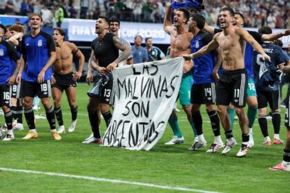 Argentina's controversial World Cup banner got into the stadium by way of some dude's underwear