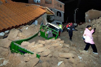 Earthquake shakes Peru's Andes region, killing at least 5, displacing hundreds