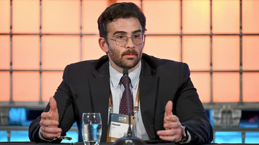 Hasan Piker draws fresh scrutiny after framing newspaper covering 9/11 attacks in stream background