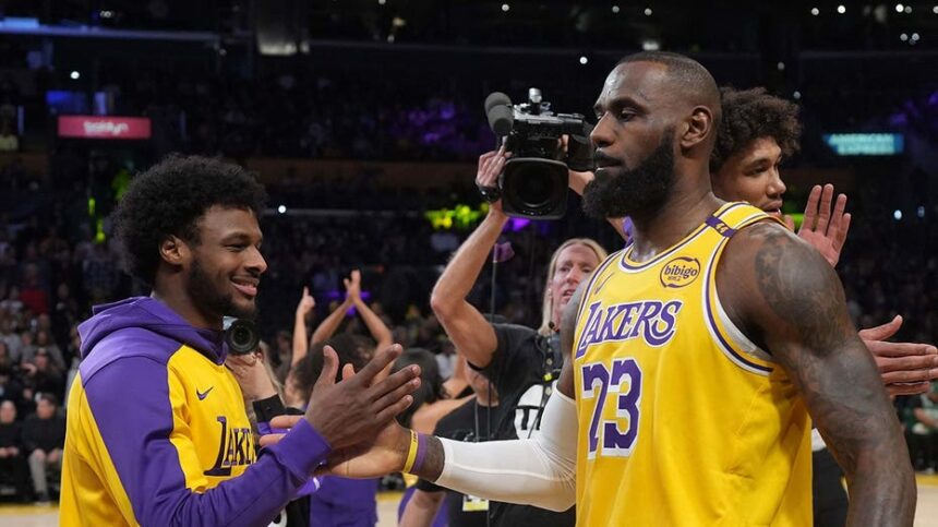 LeBron James, Bronny James are not a package deal after 76ers move, agent Rich Paul says