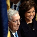 McConnell's wife, Elaine Chao, saw no need for 'immediate return' from China as former GOP leader hospitalized