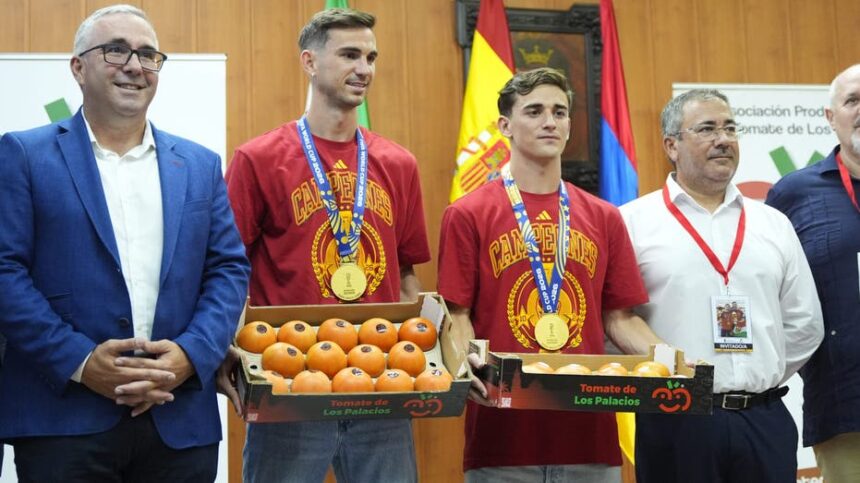 Spain's Fabian Ruiz, Gavi Get Their Weight In Tomatoes After World Cup Win