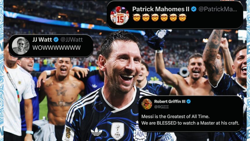 Sports World Reacts To Argentina's Comeback Win vs. England In World Cup Semis