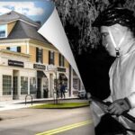 Masked helmeted prowler stalks Massachusetts mansion before slipping into woods in wealthy town: Its creepy