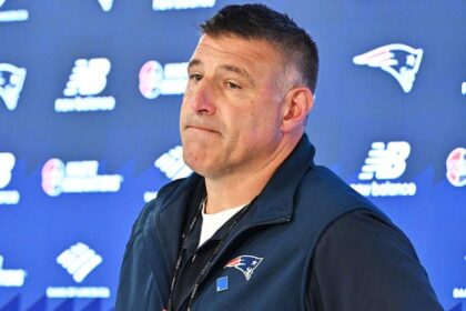 Mike Vrabel is finally asked about his family counseling sessions made necessary by the Dianna Russini scandal