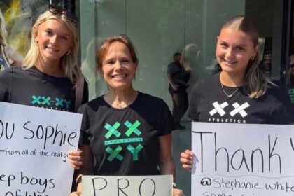 NCAA softball player reveals alleged encounter with pro-trans counterprotesters at Sophie Cunningham rally